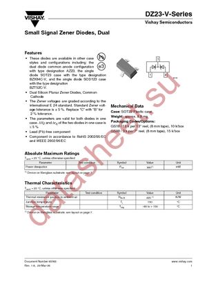 DZ23C27-V-GS08 datasheet  